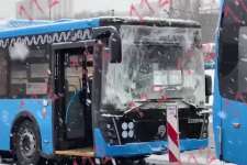 В Москве столкнулись автобусы